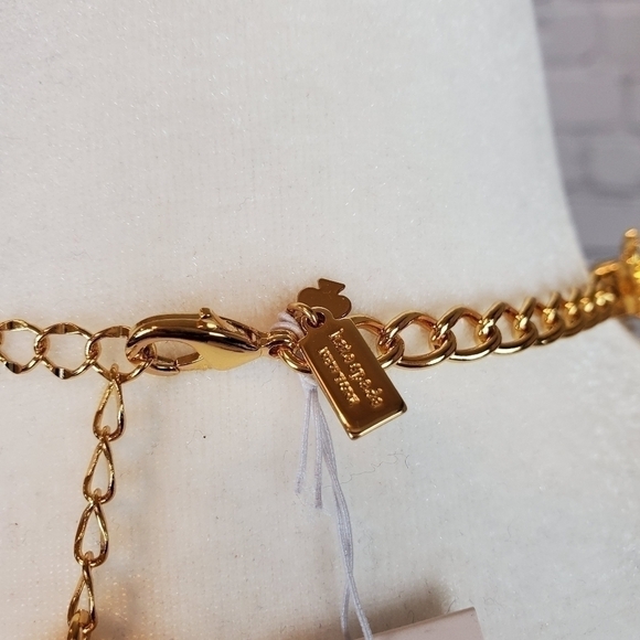 KATE Spade Crystal Floral Necklace NWT - Picture 8 of 9
